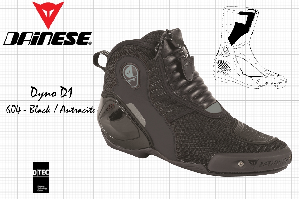 NEW - DAINESE DYNO D1 SHORT BOOTS 