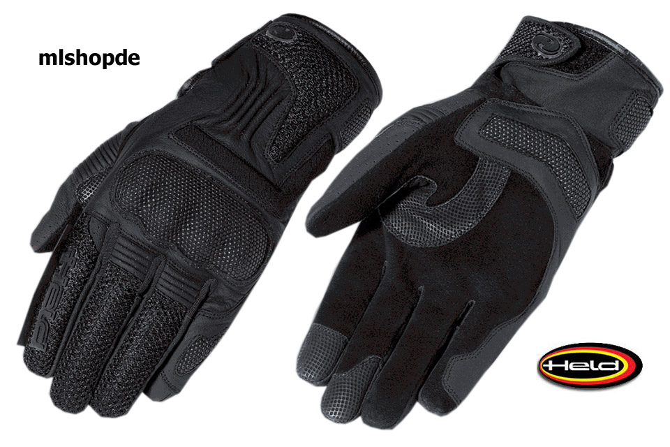 NEU   HELD DESERT MOTORRAD SOMMER HANDSCHUHE   SCHWARZ   GRÖSSE 11 