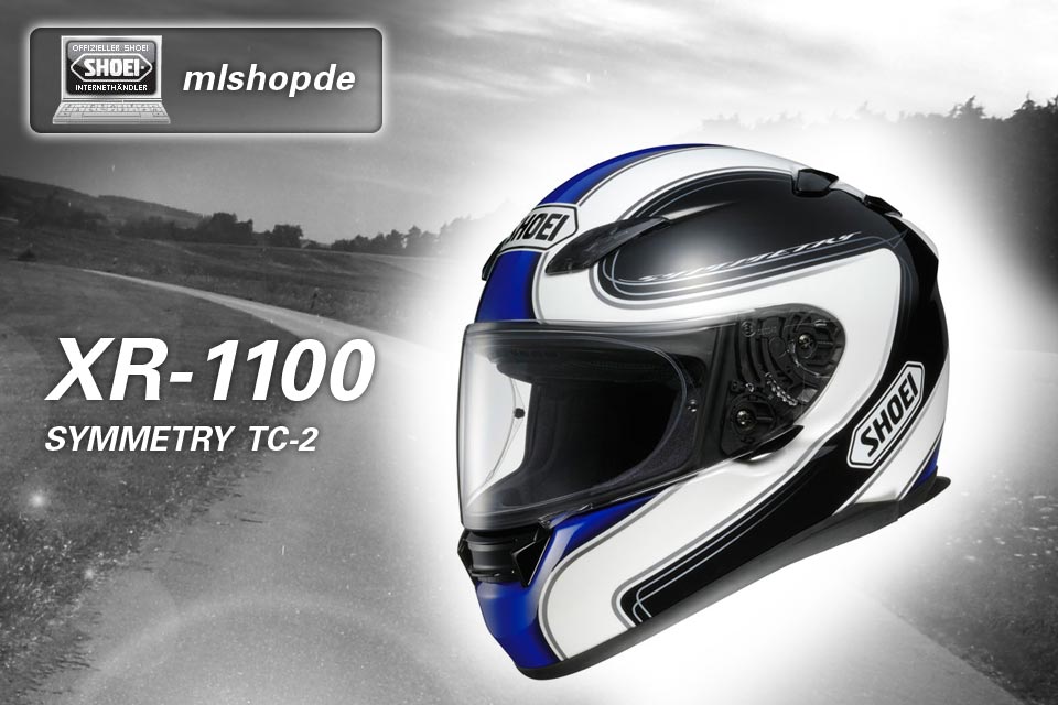 NEU TOP SHOEI INTEGRALHELM XR 1100 SYMMETRY TC 2 Gr.S  